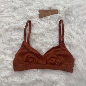 Skims Fits Everybody Crossover Bralette Bronze Size XXS